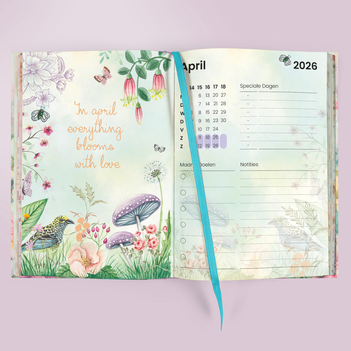 Endless Mae Dreamy Dawn Life Planner Agenda 2026