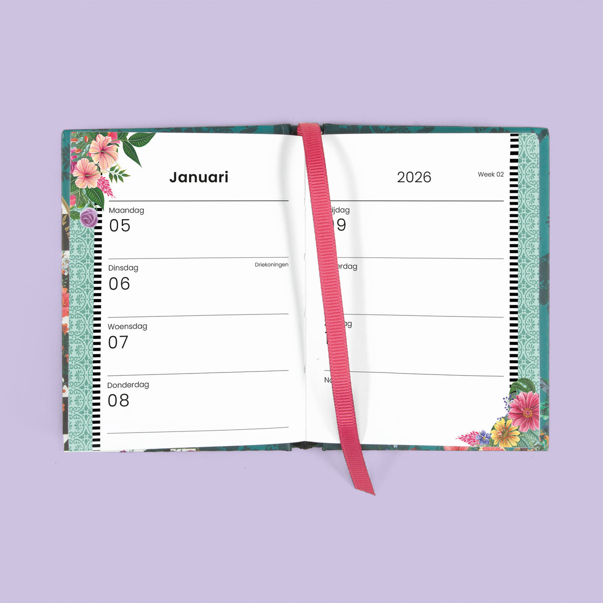 Melli Mello Wild Harmony Desk Agenda 2025