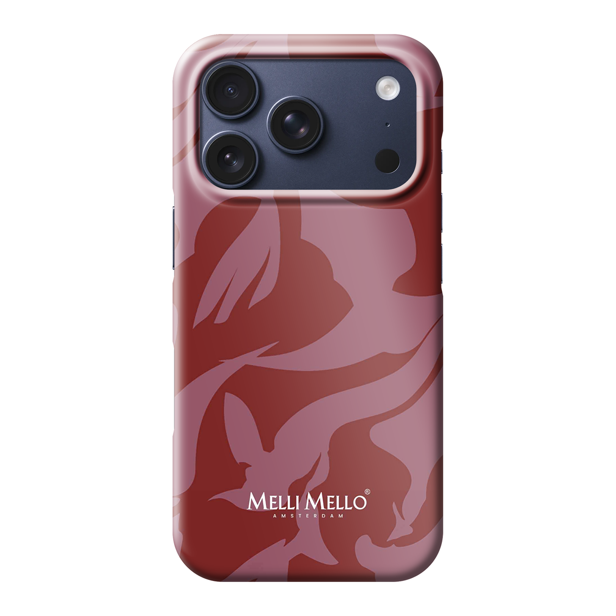 Melli Mello Telefoonhoesje Crimson Wave (Hard Case)