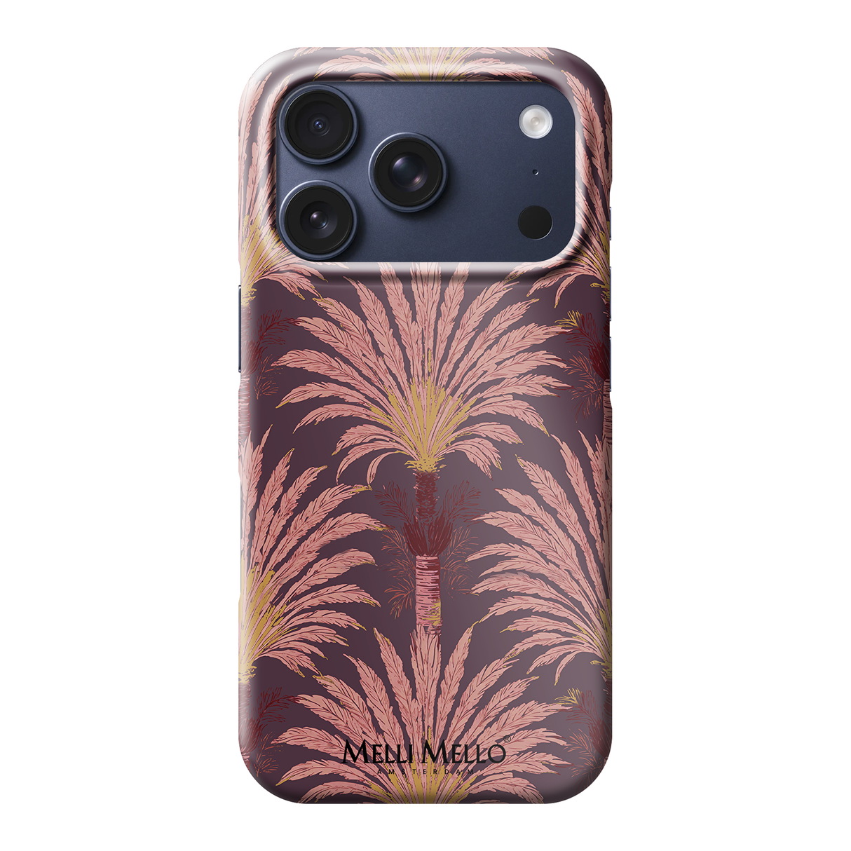 Melli Mello Telefoonhoesje Crimson Palm (Hard case)