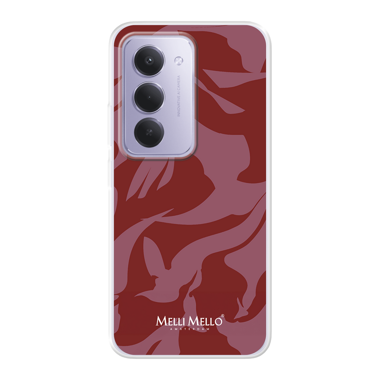Melli Mello Phone Case Crimson Wave (Soft case)