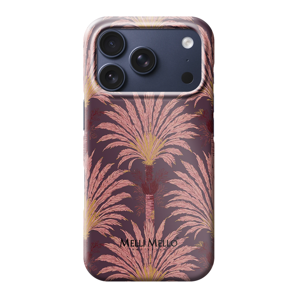 Melli Mello Telefoonhoesje Crimson Palm (Hard Case)