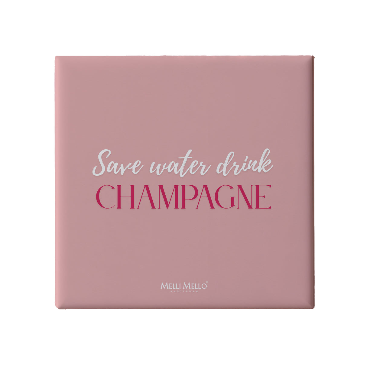 Melli Mello Tegeltje Drink Champagne 10x10cm