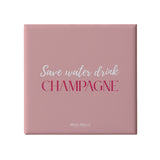 Melli Mello Tegeltje Drink Champagne 10x10cm