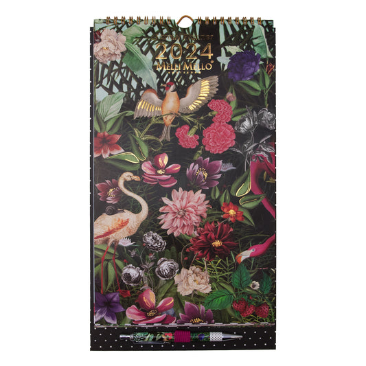 Melli Mello Bold jungle family planner 2024