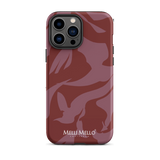 Melli Mello Phone Case Crimson Wave (Tough Case)