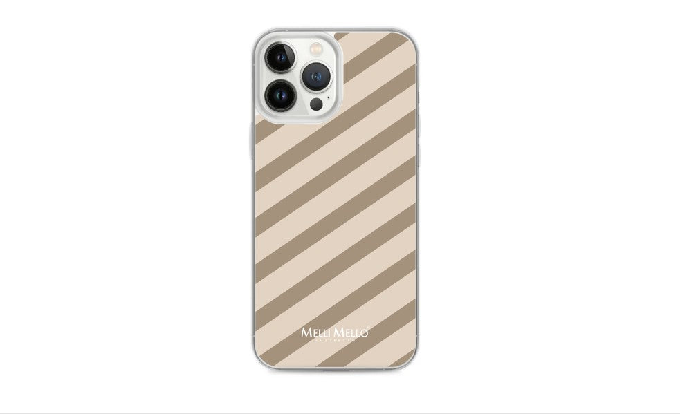 Melli Mello Telefoonhoesje Sand Stripe (Soft case)