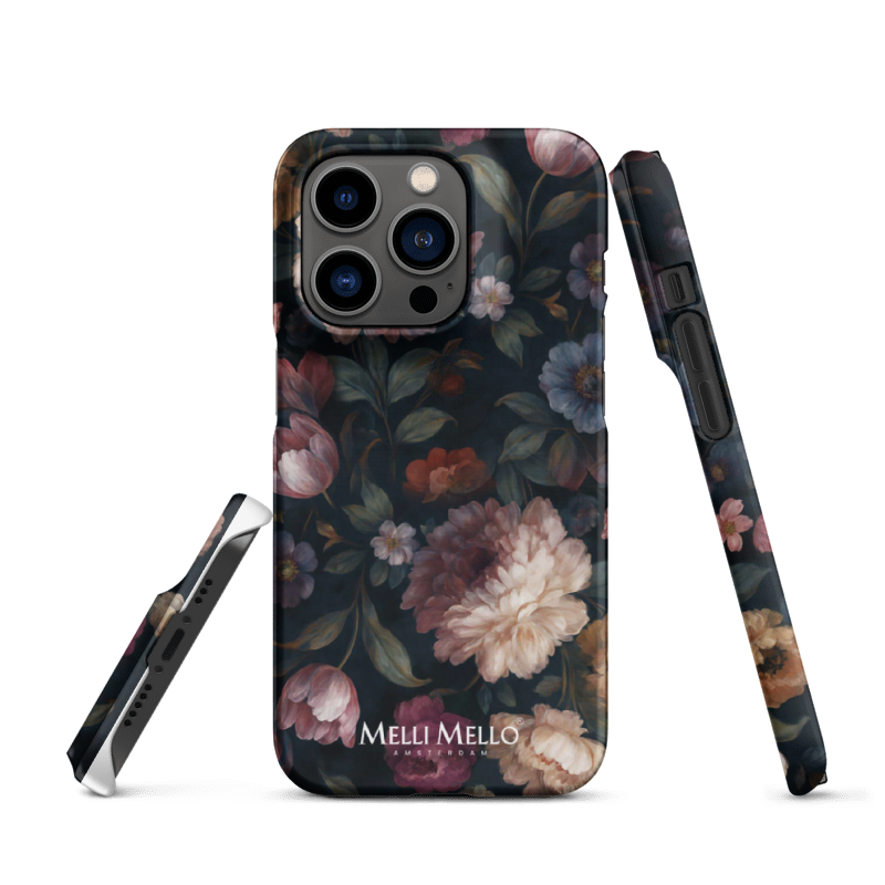 Melli Mello Phone Case Noir Bloom (Hard Case)
