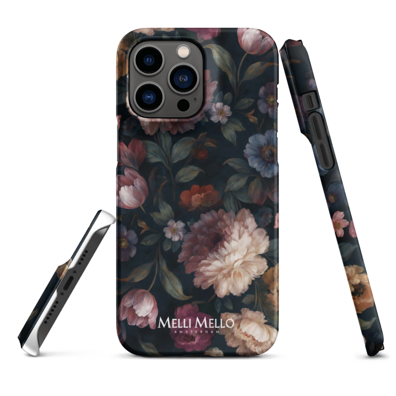 Melli Mello Phone Case Noir Bloom (Hard Case)