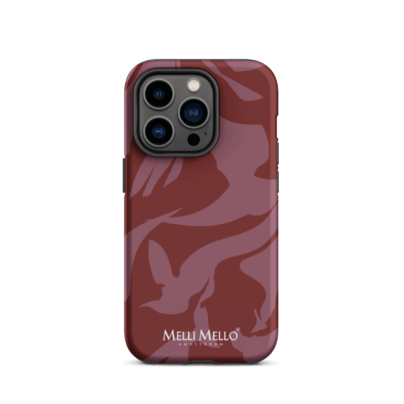 Melli Mello Phone Case Crimson Wave (Tough Case)