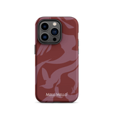 Melli Mello Phone Case Crimson Wave (Tough Case)