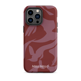 Melli Mello Phone Case Crimson Wave (Tough Case)