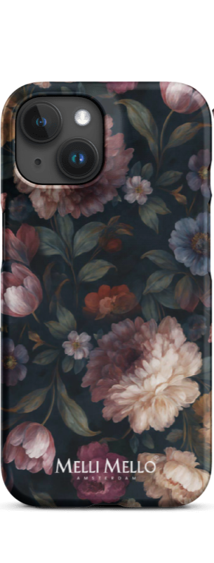 Melli Mello Telefoonhoesje Noir Bloom (Hard case)