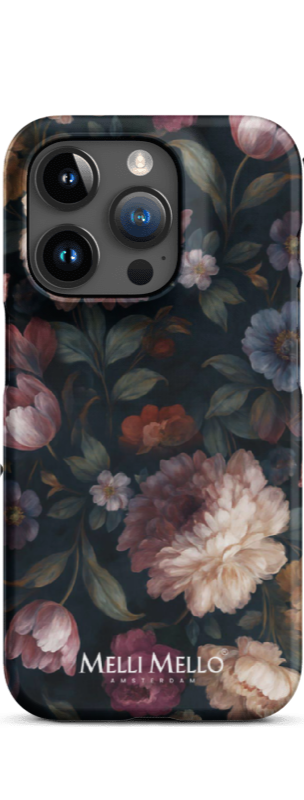 Melli Mello Telefoonhoesje Noir Bloom (Hard case)
