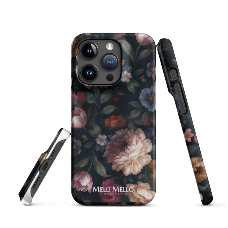 Melli Mello Phone Case Noir Bloom (Hard Case)