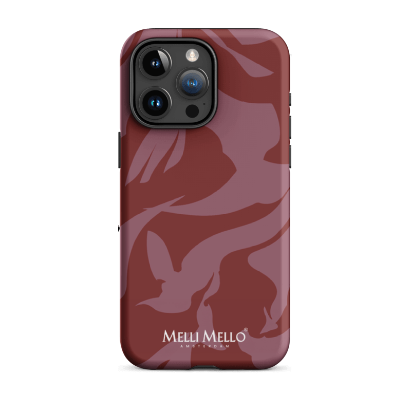 Melli Mello Phone Case Crimson Wave (Tough Case)