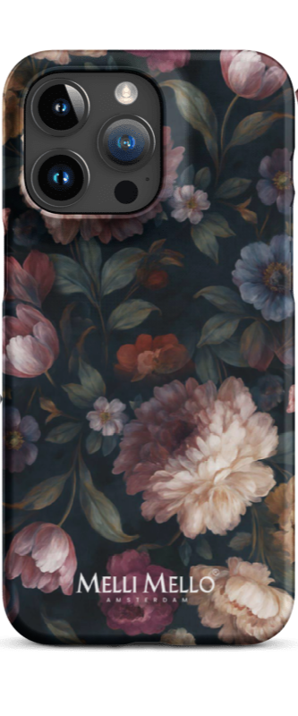 Melli Mello Telefoonhoesje Noir Bloom (Hard case)