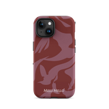 Melli Mello Phone Case Crimson Wave (Tough Case)