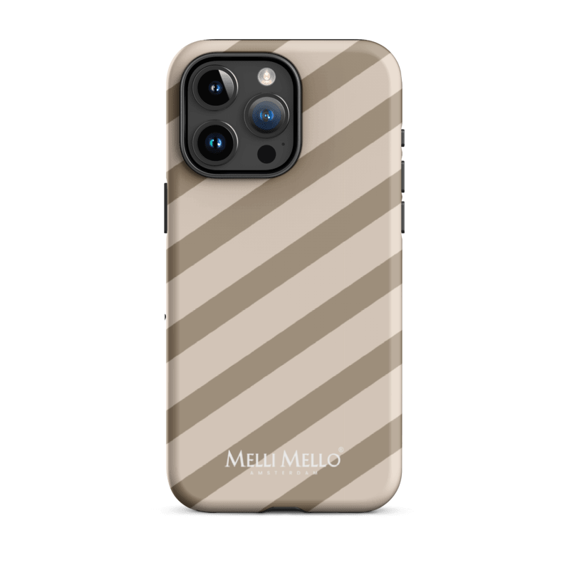 Melli Mello Phone Case Sand Stripe (Tough Case)