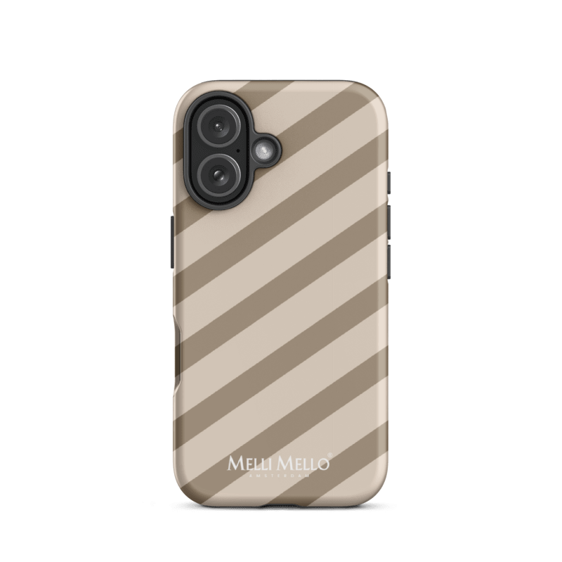 Melli Mello Phone Case Sand Stripe (Tough Case)