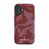 Melli Mello Phone Case Crimson Wave (Tough Case)