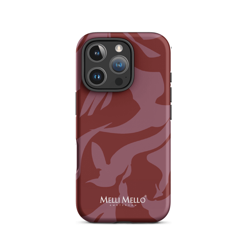 Melli Mello Phone Case Crimson Wave (Tough Case)