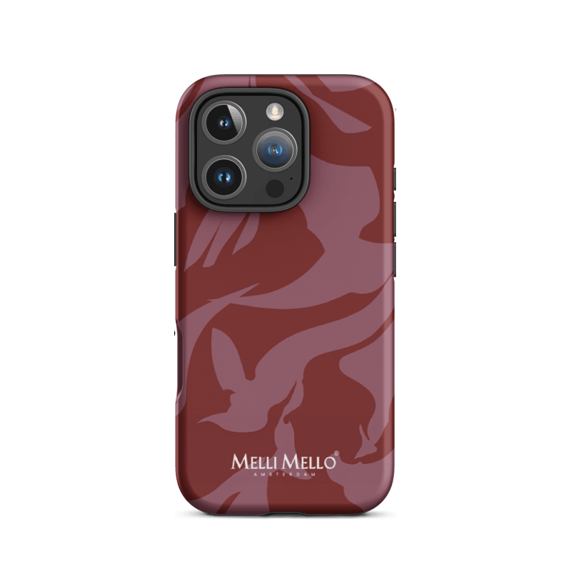 Melli Mello Phone Case Crimson Wave (Tough Case)