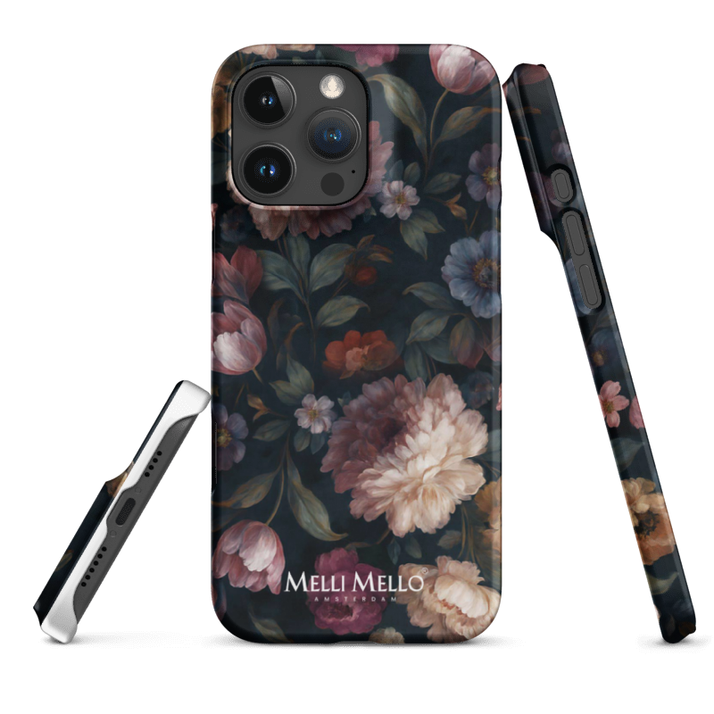 Melli Mello Phone Case Noir Bloom (Hard Case)