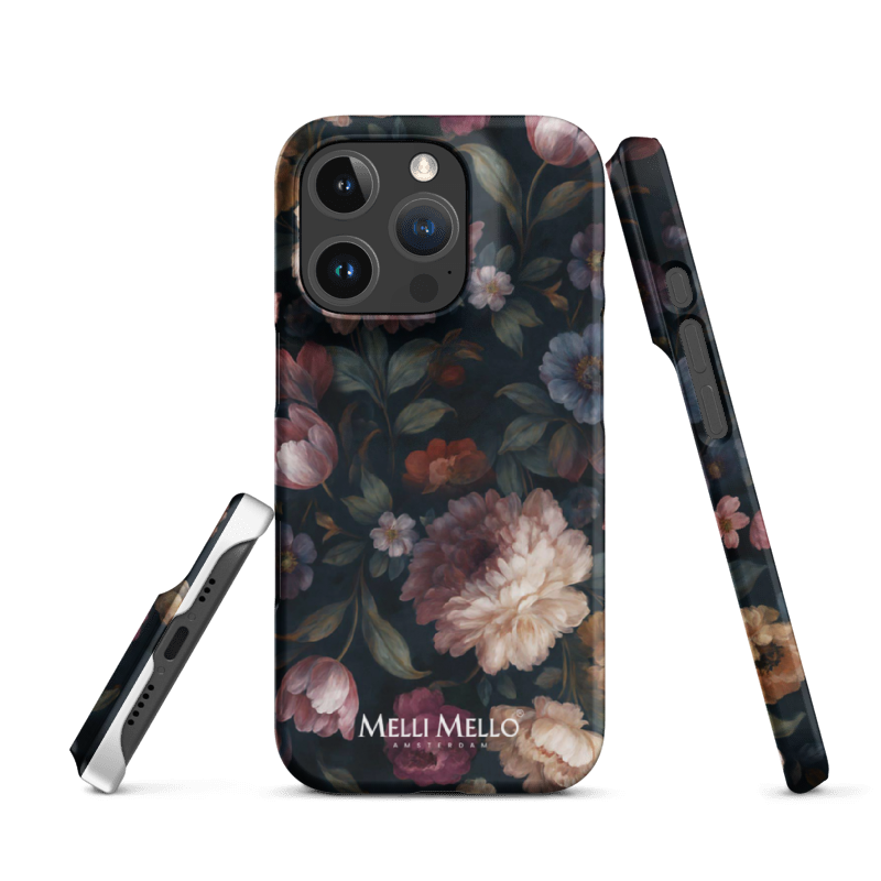 Melli Mello Phone Case Noir Bloom (Hard Case)