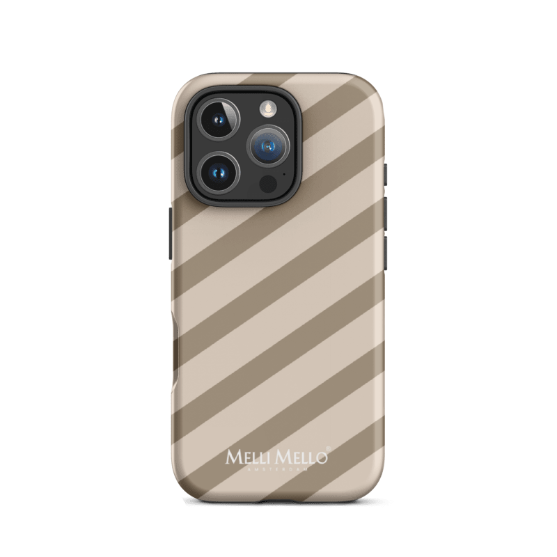 Melli Mello Phone Case Sand Stripe (Tough Case)