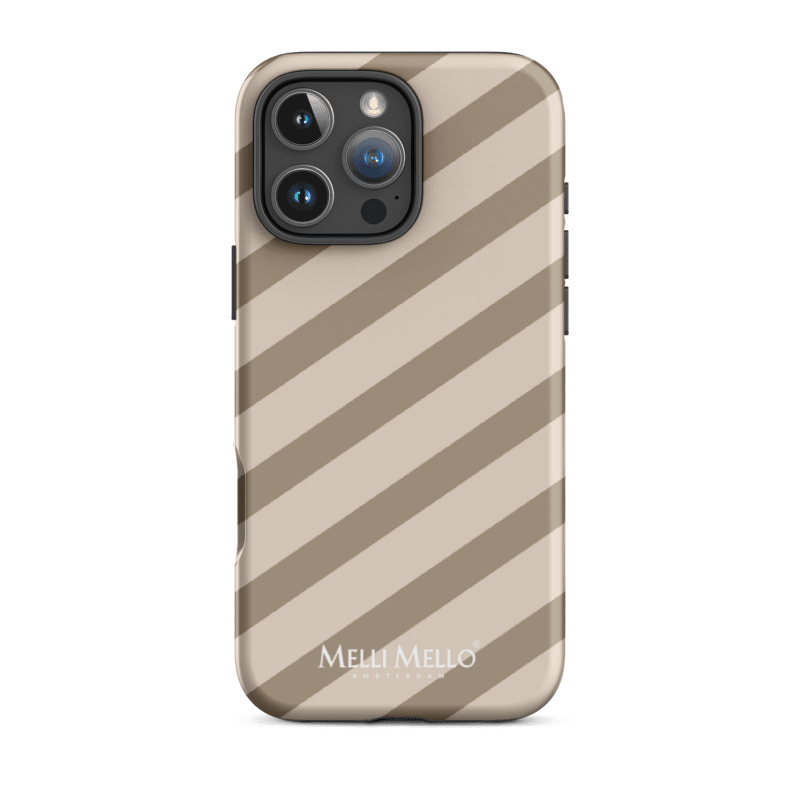 Melli Mello Telefoonhoesje Sand Stripe (Tough case)