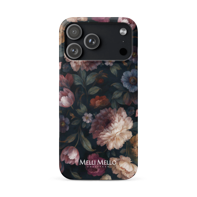 Melli Mello Telefoonhoesje Noir Bloom (Hard case)