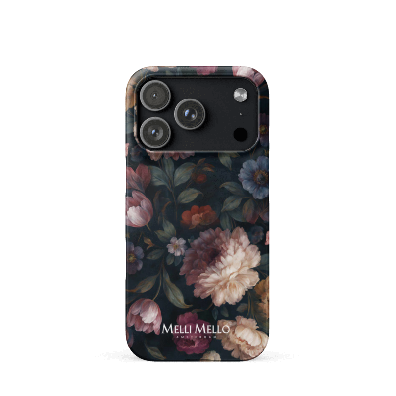 Melli Mello Telefoonhoesje Noir Bloom (Hard case)
