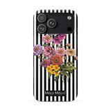 Melli Mello Telefoonhoesje Striped Grace (Hard case)