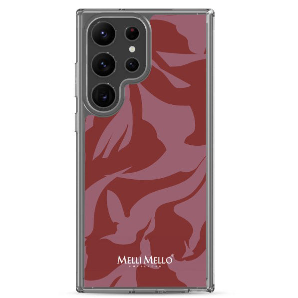 Melli Mello Telefoonhoesje Crimson Wave (Soft case)