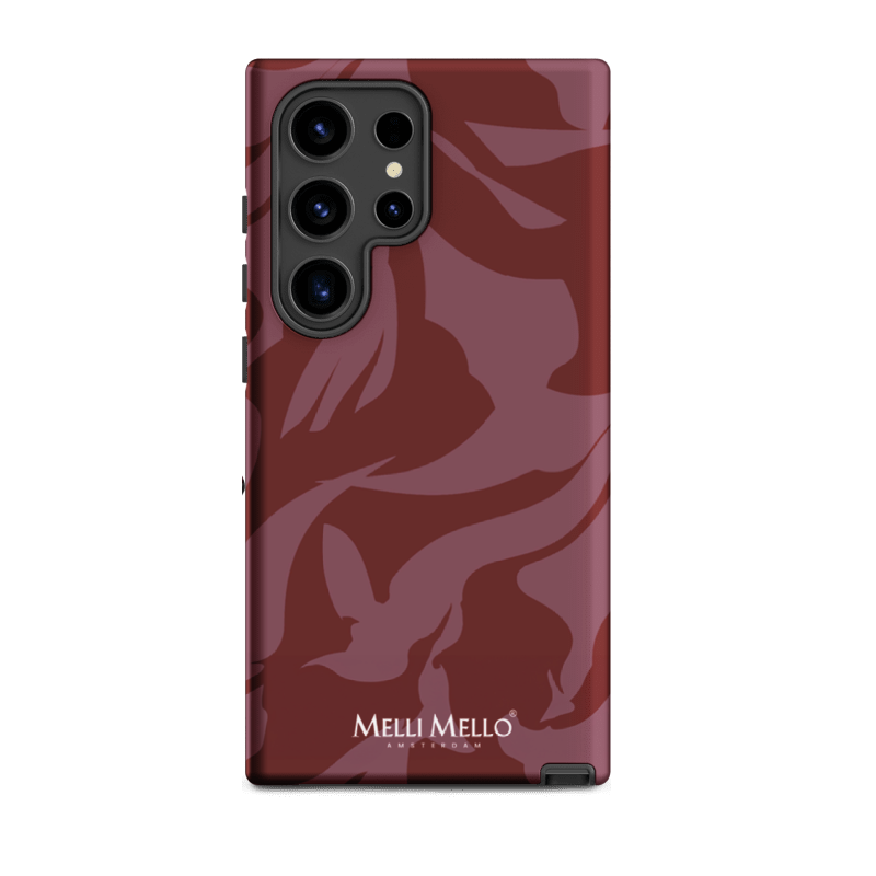 Melli Mello Phone Case Crimson Wave (Tough Case)