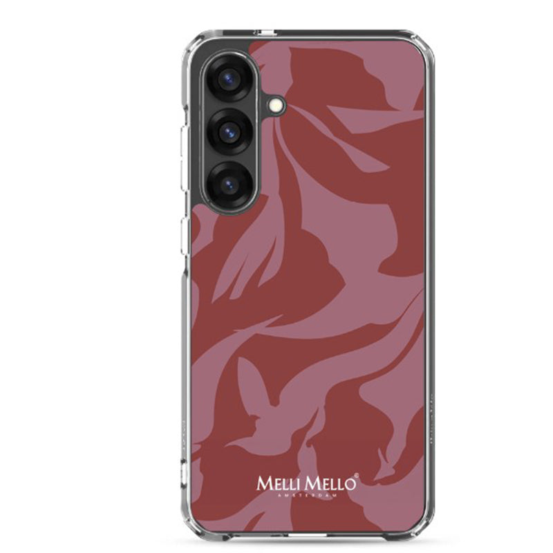Melli Mello Telefoonhoesje Crimson Wave (Soft case)