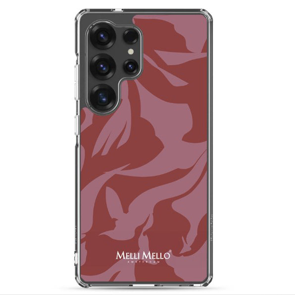 Melli Mello Telefoonhoesje Crimson Wave (Soft case)