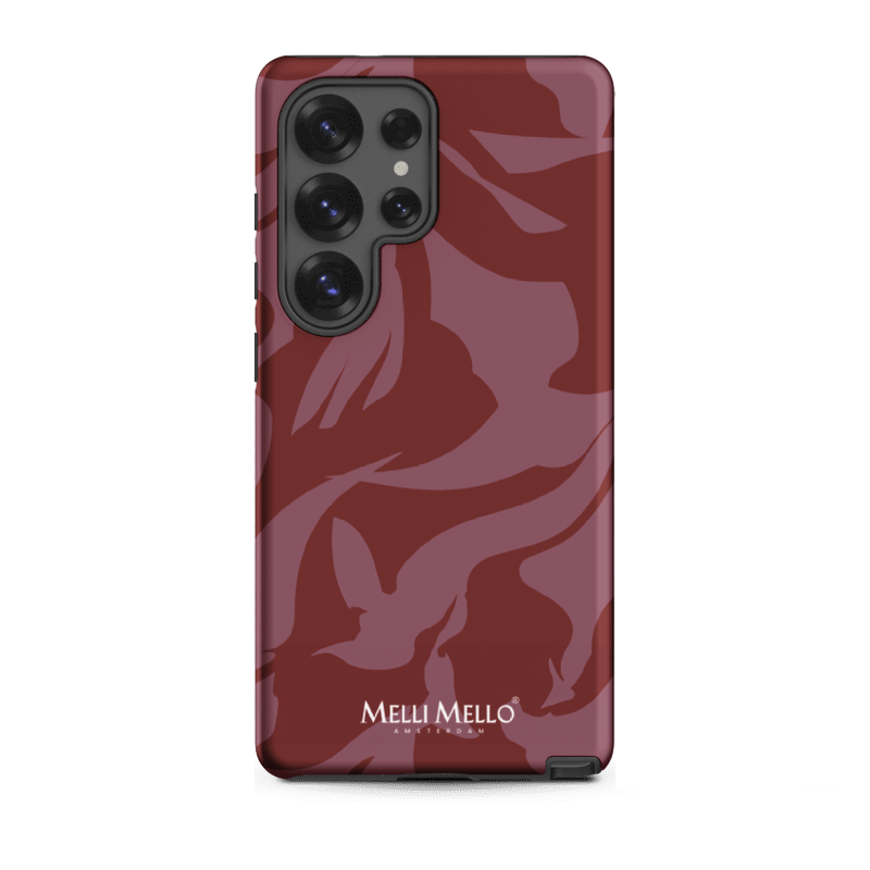 Melli Mello Phone Case Crimson Wave (Tough Case)