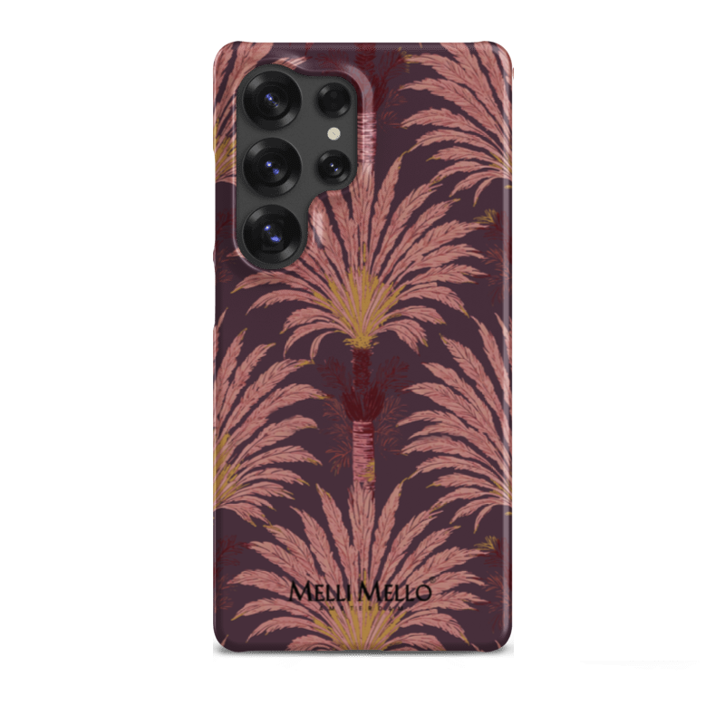 Melli Mello Telefoonhoesje Crimson Palm (Hard Case)