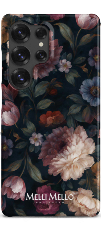 Melli Mello Telefoonhoesje Noir Bloom (Hard case)