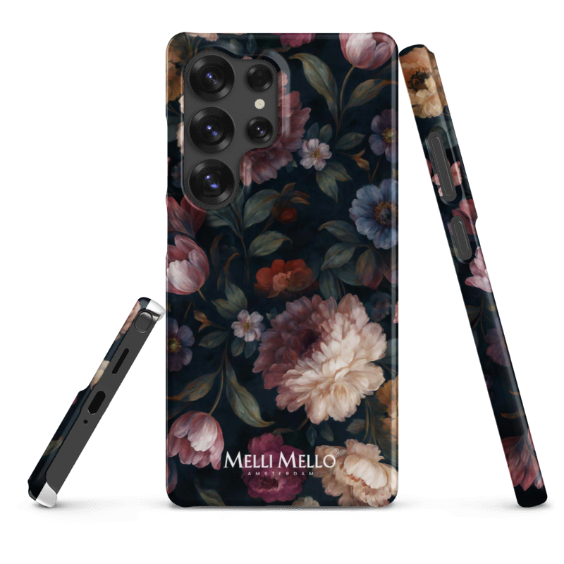Melli Mello Phone Case Noir Bloom (Hard Case)