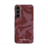 Melli Mello Telefoonhoesje Crimson Wave (Hard Case)