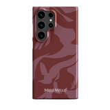 Melli Mello Telefoonhoesje Crimson Wave (Hard Case)