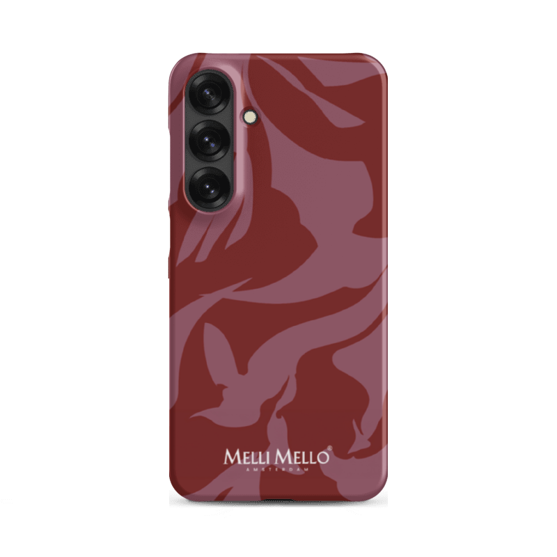 Melli Mello Telefoonhoesje Crimson Wave (Hard Case)
