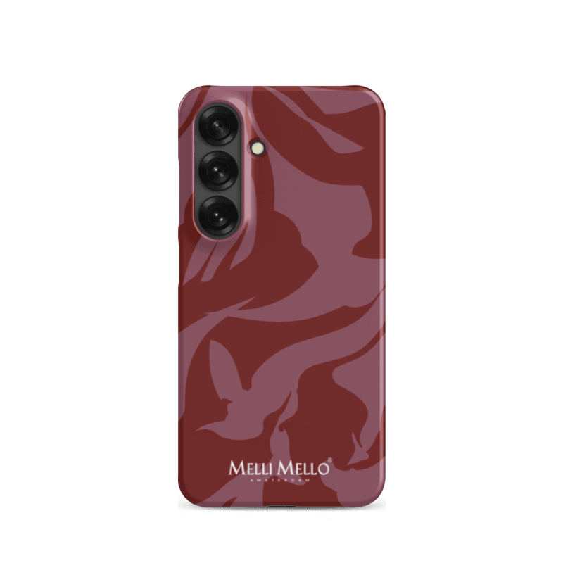 Melli Mello Telefoonhoesje Crimson Wave (Hard Case)