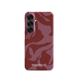 Melli Mello Telefoonhoesje Crimson Wave (Hard Case)