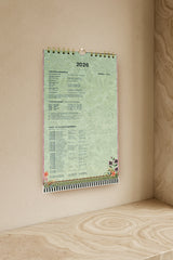 Melli Mello Bloomscape Familieplanner 2026