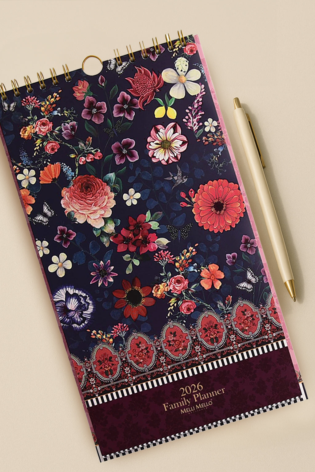 Melli Mello Bloomscape Familieplanner 2026