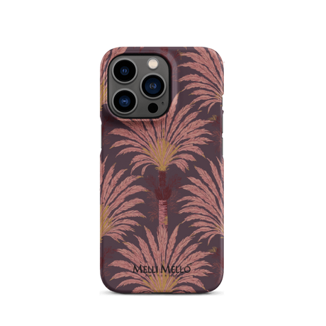 Melli Mello Telefoonhoesje Crimson Palm (Hard Case)
